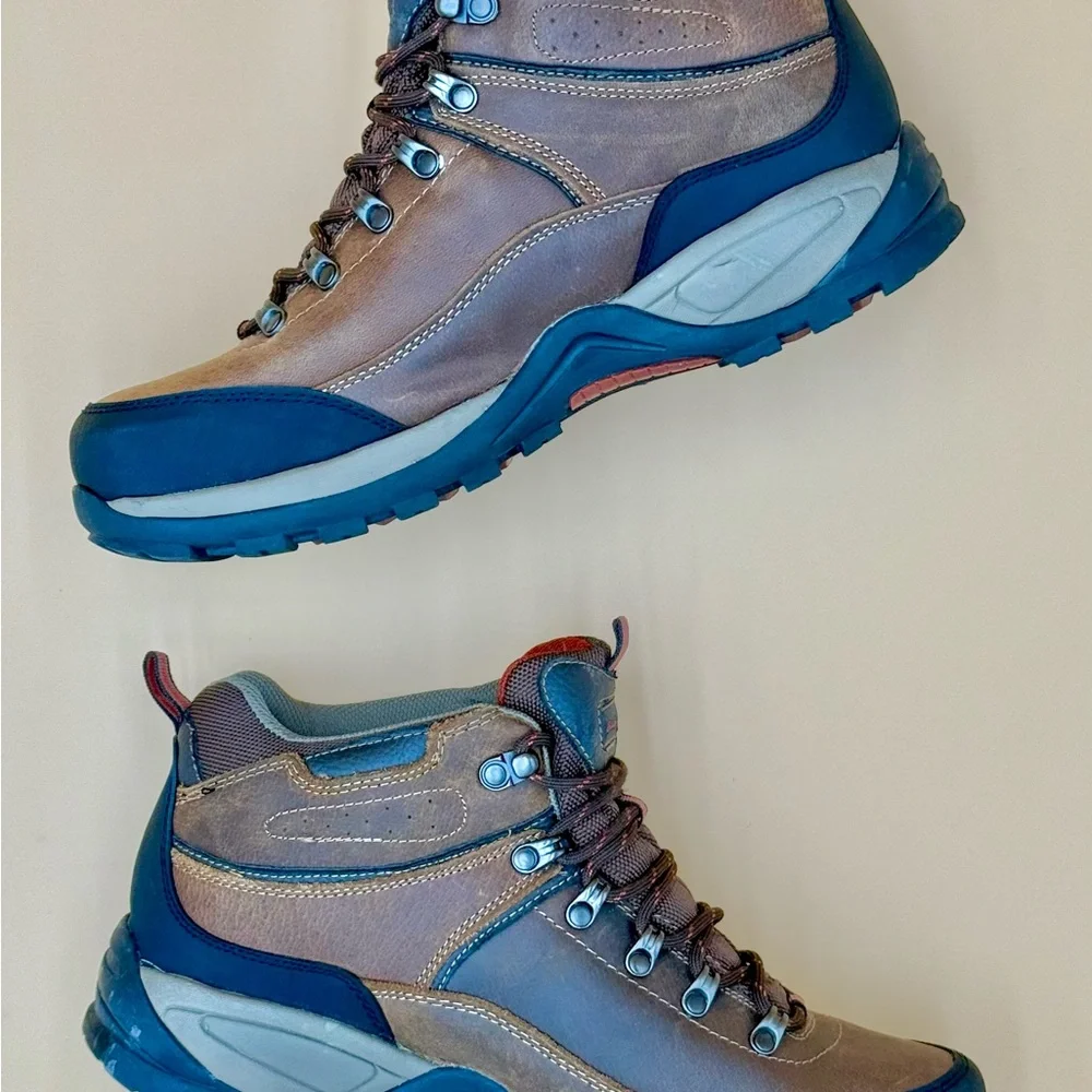 Eddie Bauer Bradley Men's Brown‎ Leather Waterproof Hiking Boots US 11M